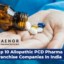 Top 10 Allopathic PCD Pharma Franchise Companies In India